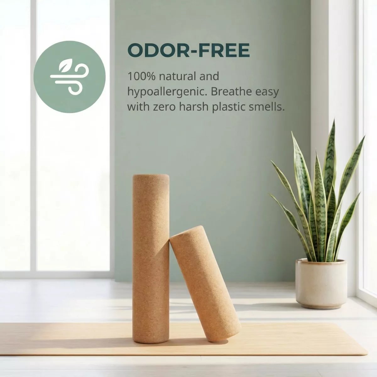 15cm Cork Yoga Roller