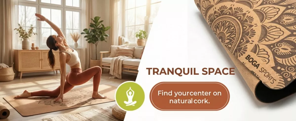 Cork TPE Cork Yoga Mat