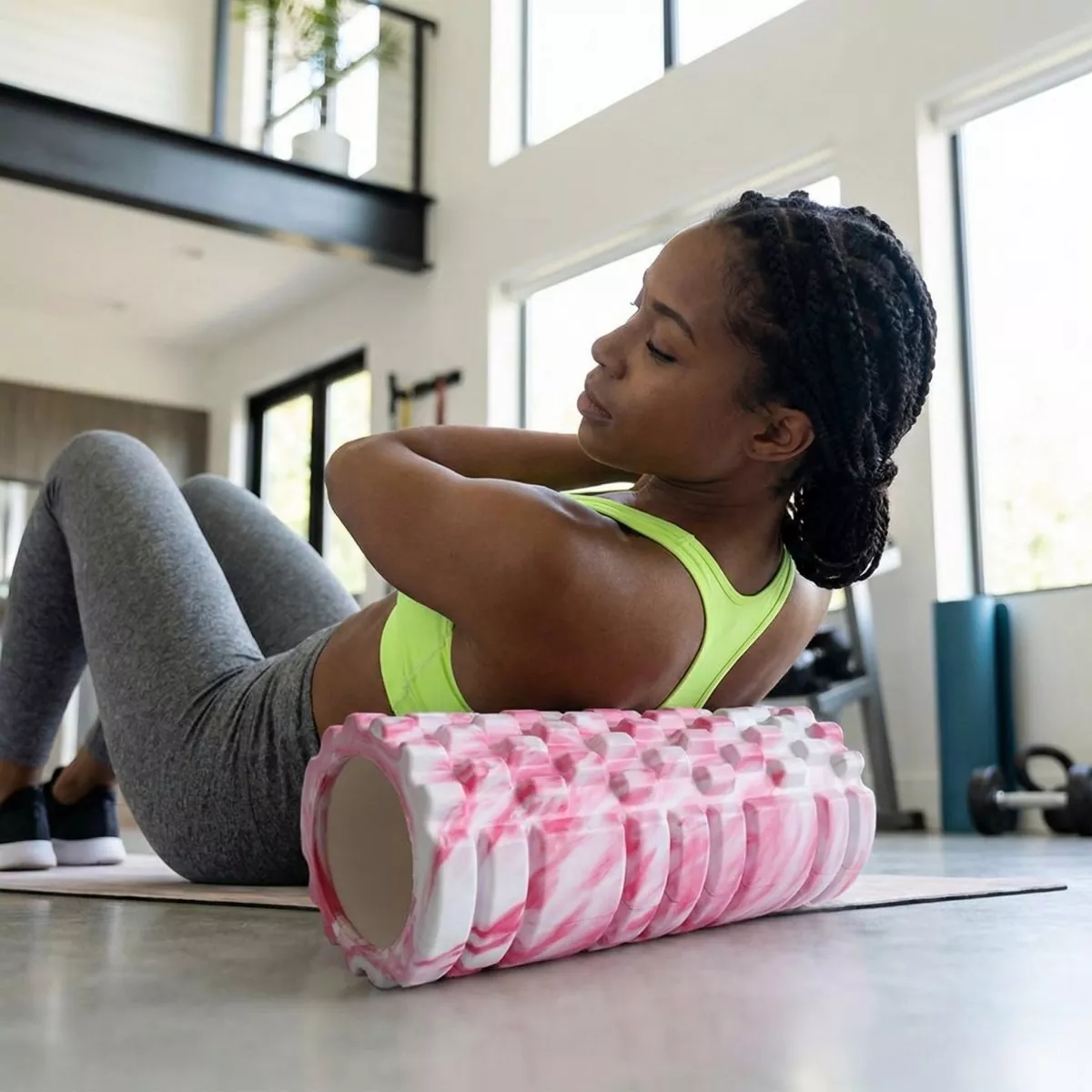 Hollow Camo EVA Yoga Roller