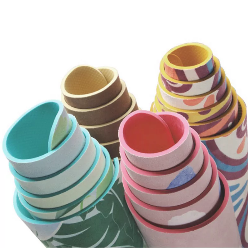 سجادة يوجا من الجلد السويدي TPE